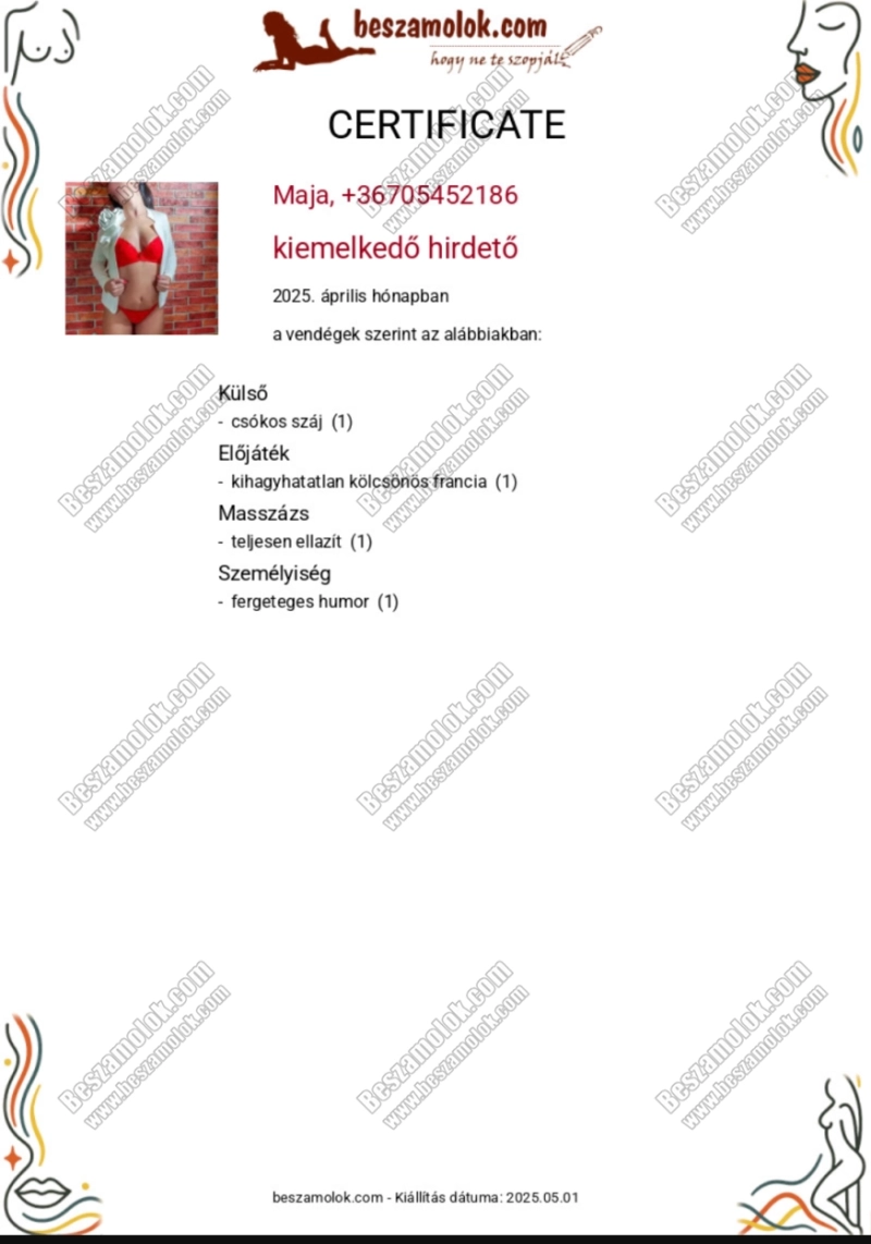 2 kép Maja. erotikus masszázs 705452186,   